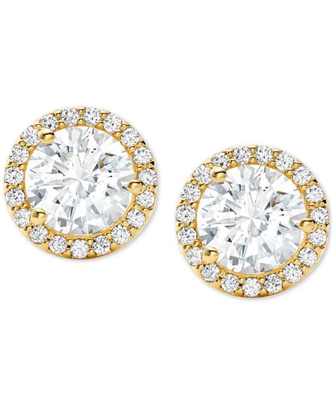 michael kors stud earrings cheap|michael kors halo stud earrings.